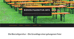 Desktop Screenshot of bierzeltgarnitur.info