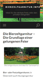 Mobile Screenshot of bierzeltgarnitur.info
