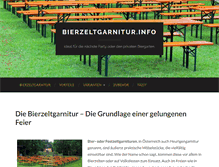 Tablet Screenshot of bierzeltgarnitur.info